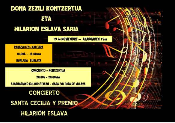 Santa Cecilia y Premio Hilarion Eslava