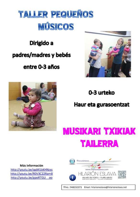 Taller pequeños musicos
